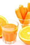 zumo de naranja y zanahoria