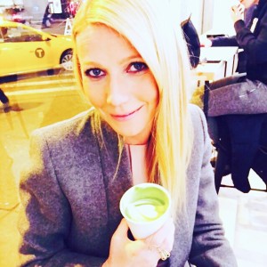 Gwyneth Paltrow se ha convertido en una auténtica fan del té matcha con leche.